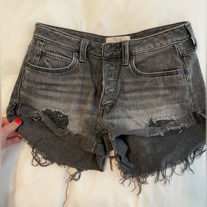 Free people denim shorts